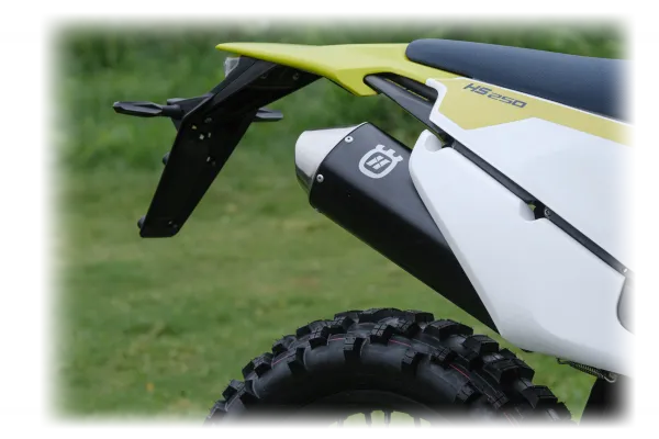 موتورسیکلت فلات HS 250 (Husky) | نمایی از عقب موتور